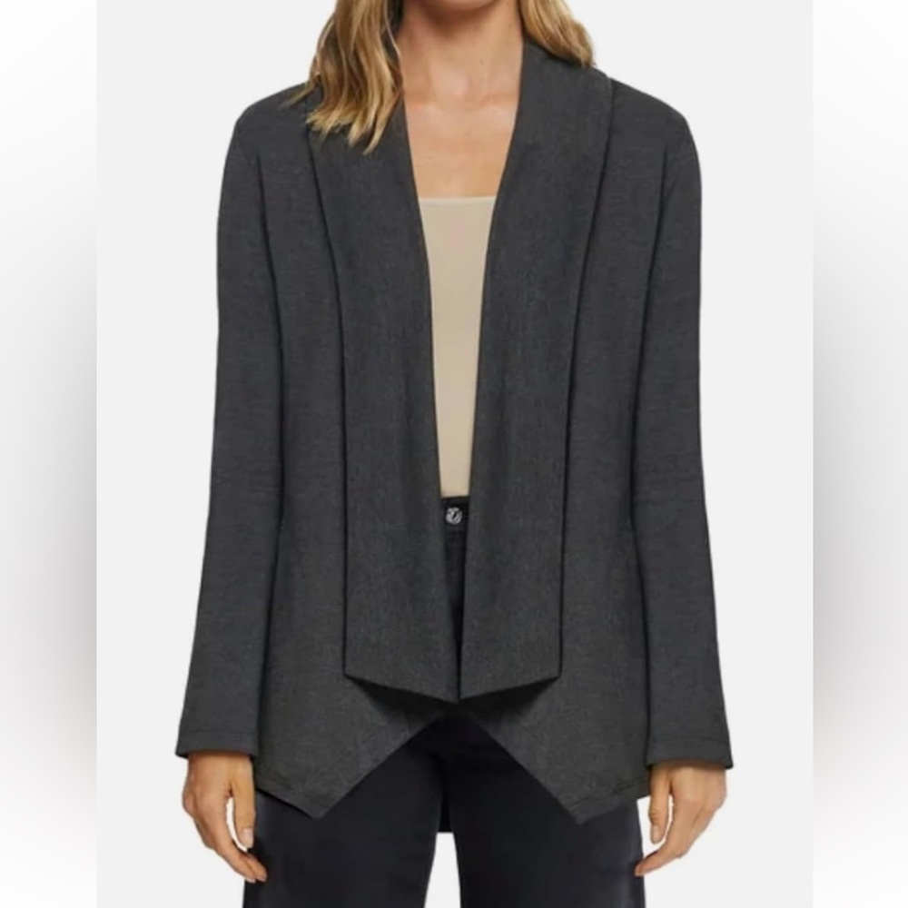 New Max & Mia Women's Lightweight Drape‎ Cardigan Charcoal Gray S M L XL